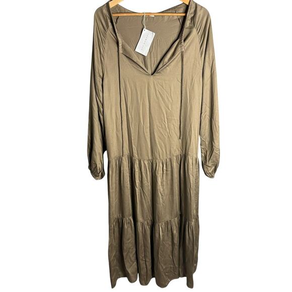 Neu Nomads Alka Dress Khaki Size XS NWT - Picture 3 of 5
